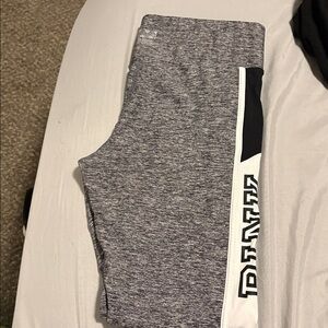 Victoria's Secret PINK Black and Gray Leggings